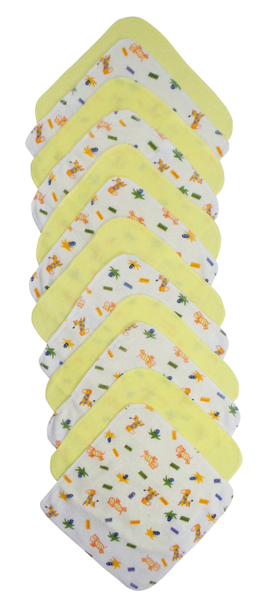 Twelve Piece Wash Cloth Set