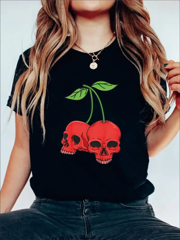 Cherry Skull Tee