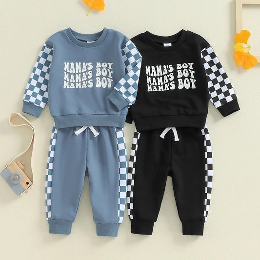 Mama's Boy Checkered Set