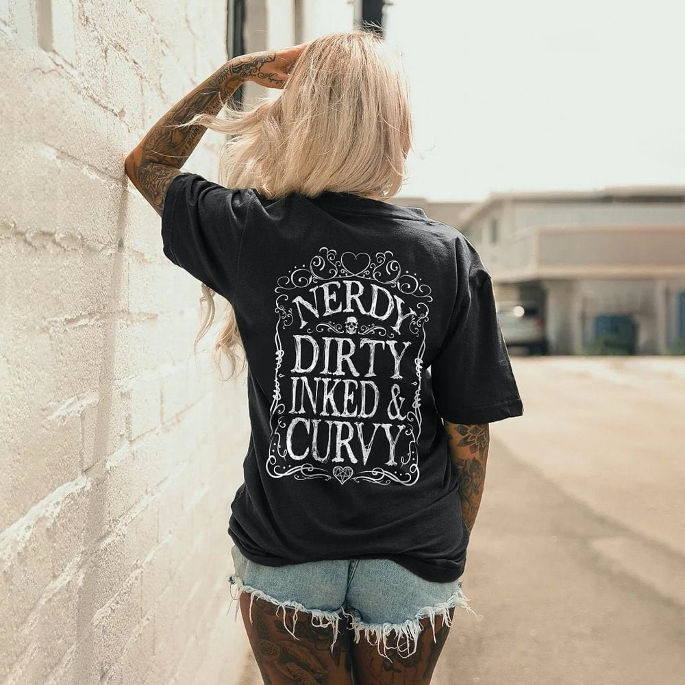 Nerdy Dirty & Curvy Tshirt