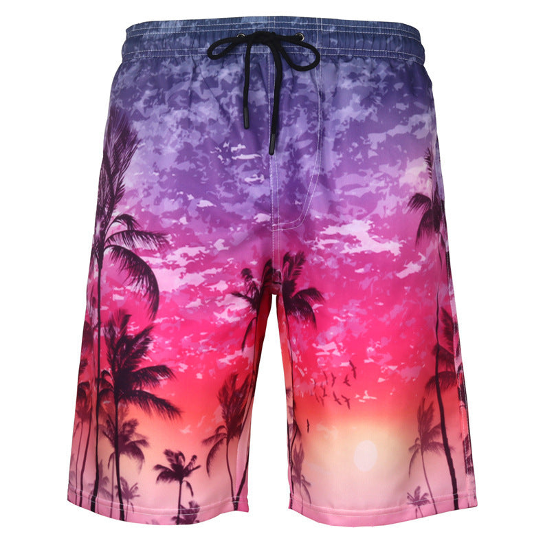 Mens Printed Swimming Trunks