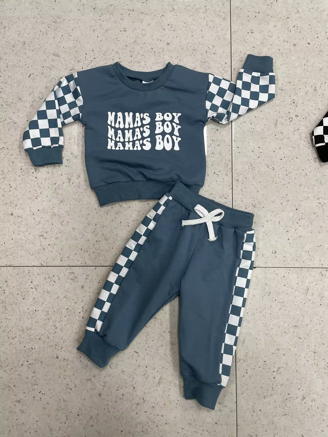 Mama's Boy Checkered Set