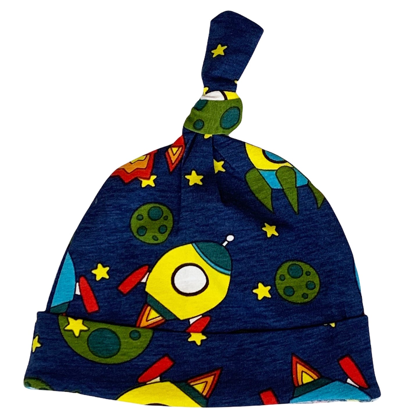 Boys Layette Space Ship Onesie Pants Cap 3pc Gift Set