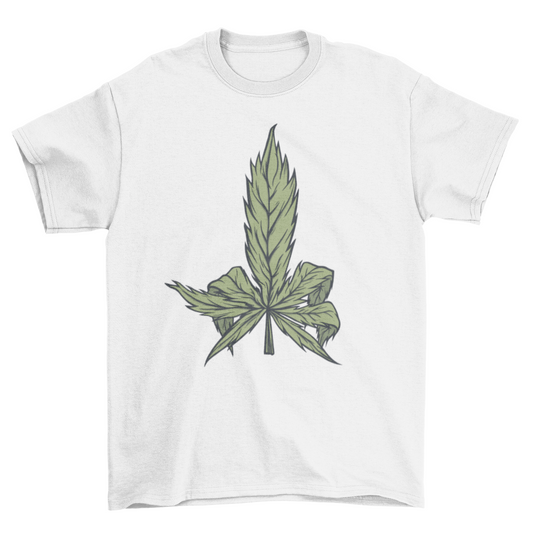 Cannabis Middle Finger Up Tee