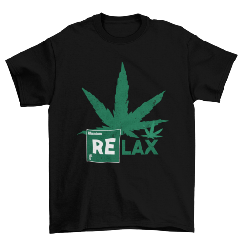 Relax Hemp Leaf Tee