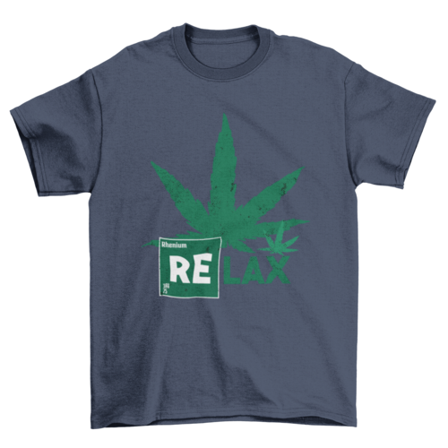 Relax Hemp Leaf Tee