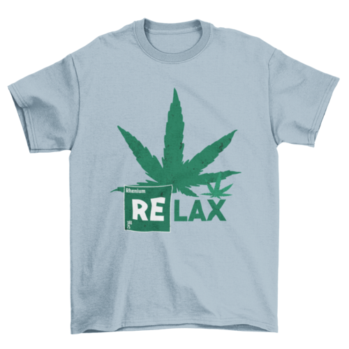 Relax Hemp Leaf Tee