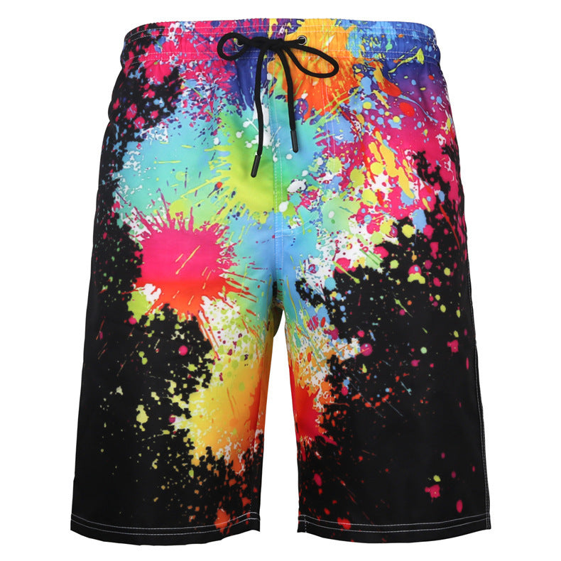 Mens Printed Swimming Trunks