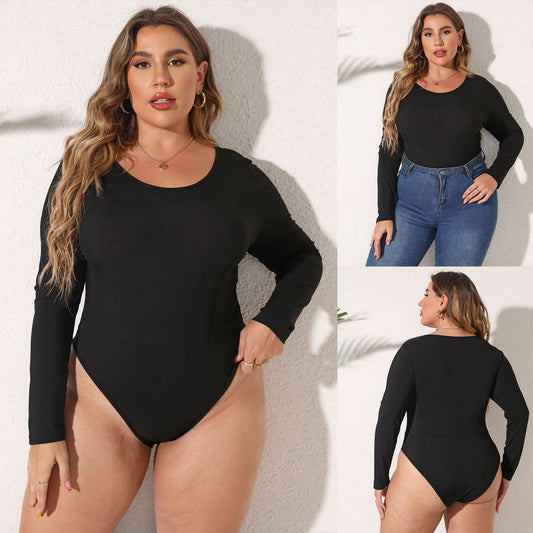 Black Long Sleeve Bodysuit