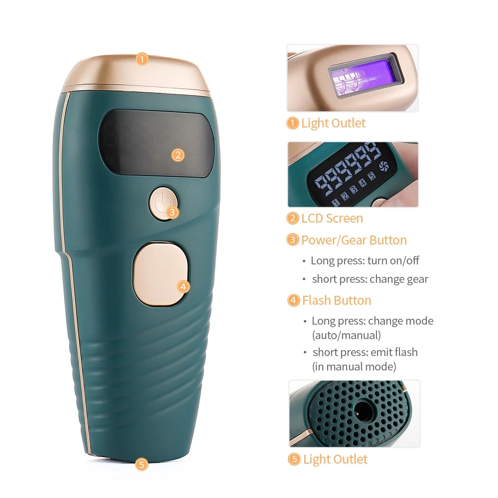 IPL Laser Epilator Painless Hair Removal Hair Remover