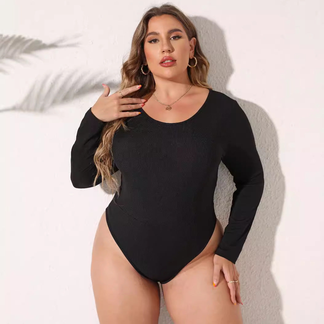 Black Long Sleeve Bodysuit